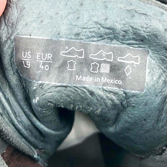 NAOT Womens Majesty Mid Calf Boots US 9 EU 40 Charcoal Suede Lace Up NIB - Picture 11 of 11